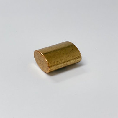 Florence 1" Length Oval Knob in Antique Brass