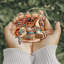 Ornement en bois carrousel