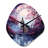 Purple Ferris Wheel Eternal Carousel IV - Nebula Shape Large Purple Wall Clock - Unique Shape-106200114