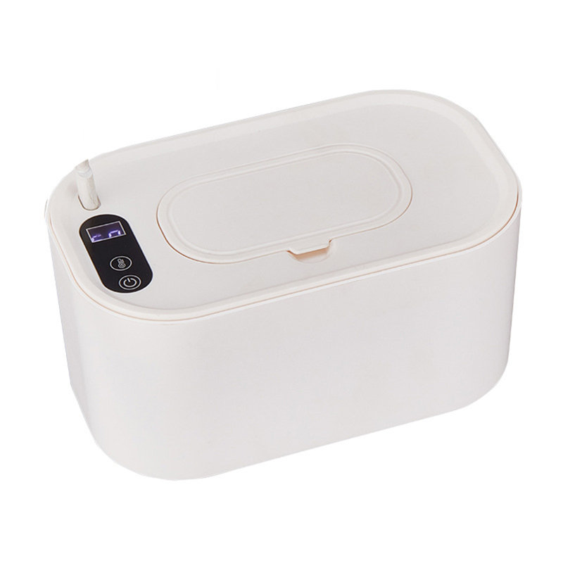 Chauffe-serviette humide pour bébé avec chauffe-eau à température constante, White