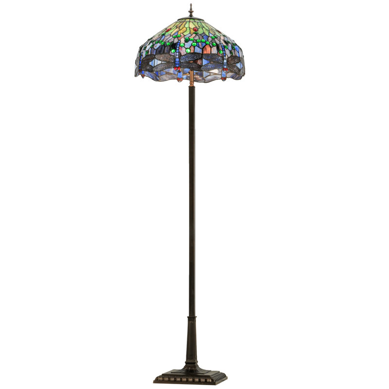 Asalonis 67'' Black Traditional Floor Lamp
