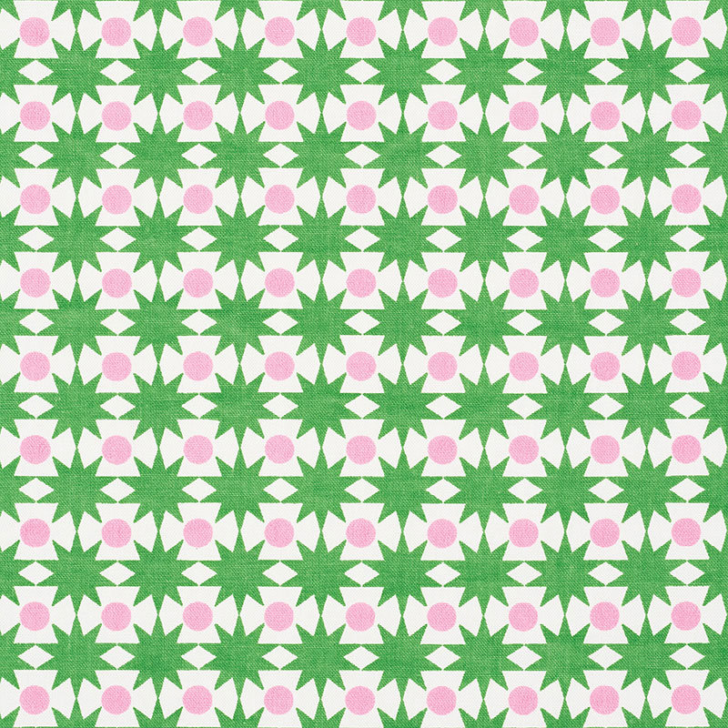 Schumacher x Studio Bon Cosmos Fabric, Watermelon
