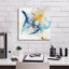  «Confidentiel bleu» par Design Fabrikken, art mural sur toile, 18 po x 18 po-336043212