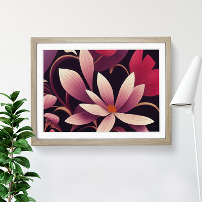 Distinguished Flowers - Single Picture Frame Painting
