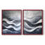 ABSTRACT Series CDLxxv - reproduction encadrée de qualité supérieure - prête à être accrochée - aucun clou requis - aucun clou requis-211701848-211702183