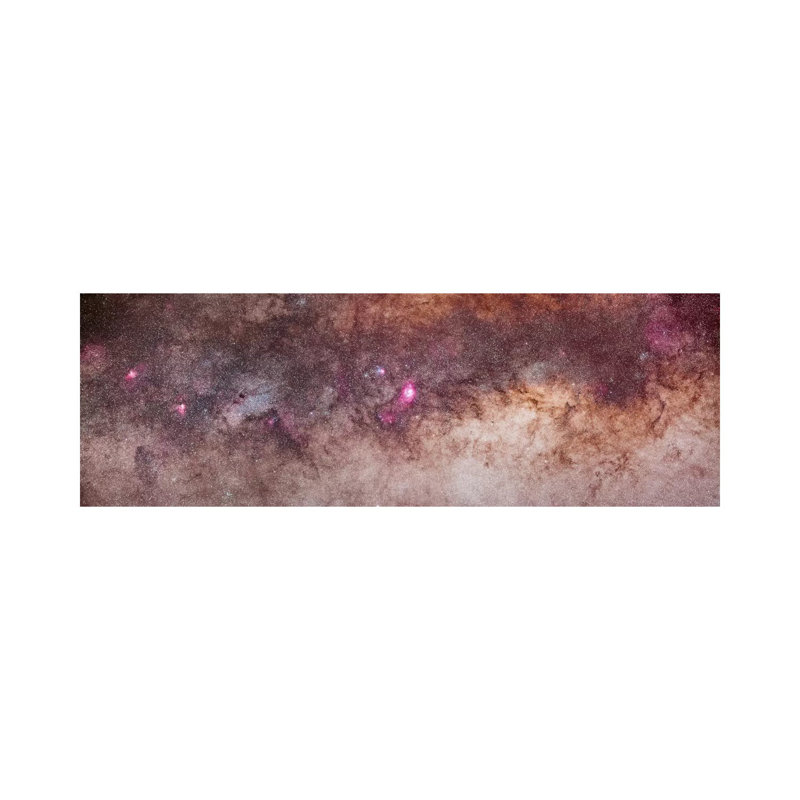 Mosaic Of The Constellations Scorpius And Sagittarius In The Southern Milky Way by Alan Dyer - Wrapped Canvas Panoramic Painting