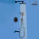 3-Function Rainfall Complete Shower System with 5-Setting Handheld Shower and Bath Spout
