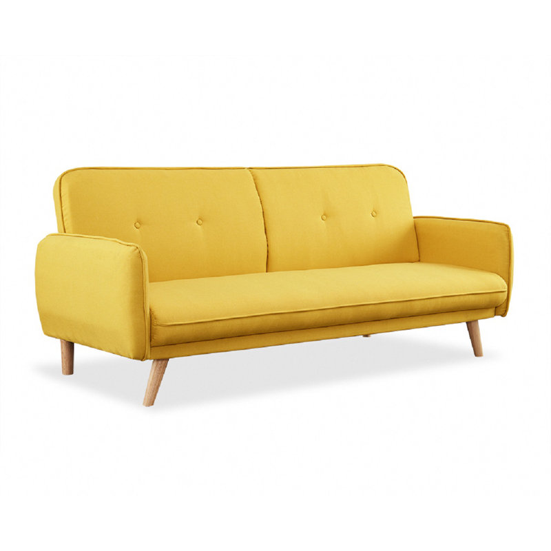 Merriam 3 Seater Sleeper, Mustard