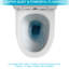 Dual Flush Ceramic Toilet With Long-Lasting Performance And Easy Maintenance Modern Coating