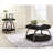 Dark Charcoal 2-Piece Round Coffee Table Set