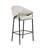 Garrion Upholstered Counter Stool with Metal Frame-869492163