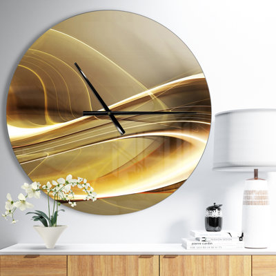 Burnette Metal Wall Clock