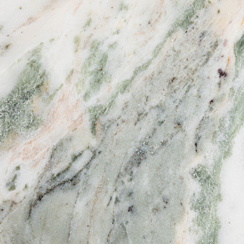 Marble And Wood Cutting Board With Knife