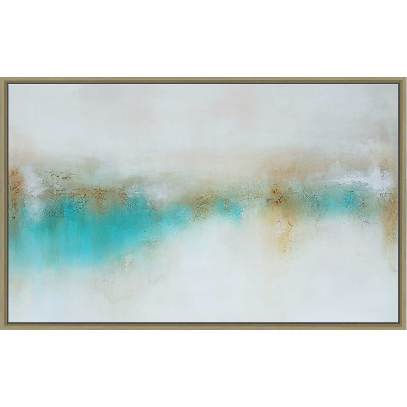 " Wonderland " by KR Moehr, Champagne Floater Frame, 39.5" H x 63.5" W x 2" D