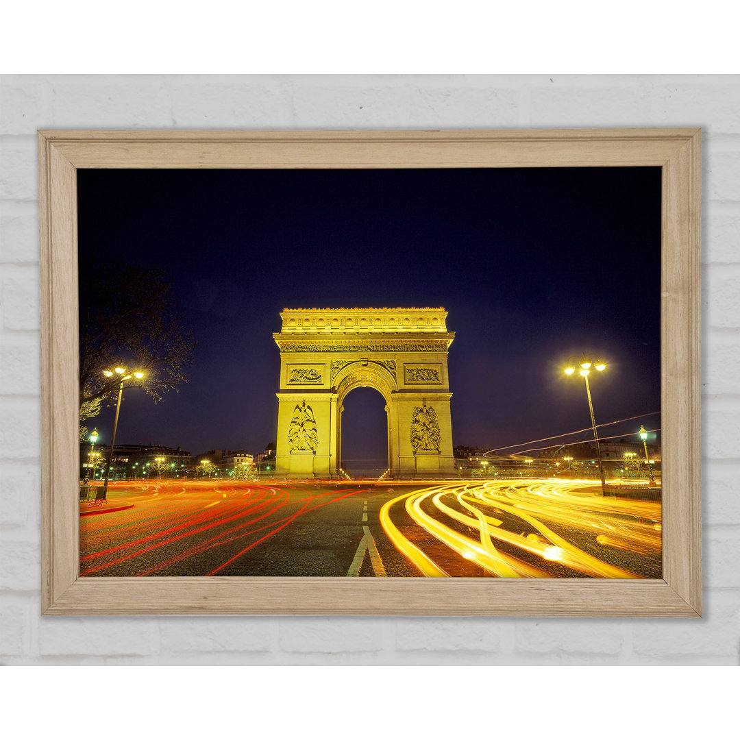 Arc De Triomphe 4 - Einzelner Bilderrahmen Kunstdrucke