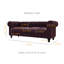 Canapé Chesterfield Calcutta