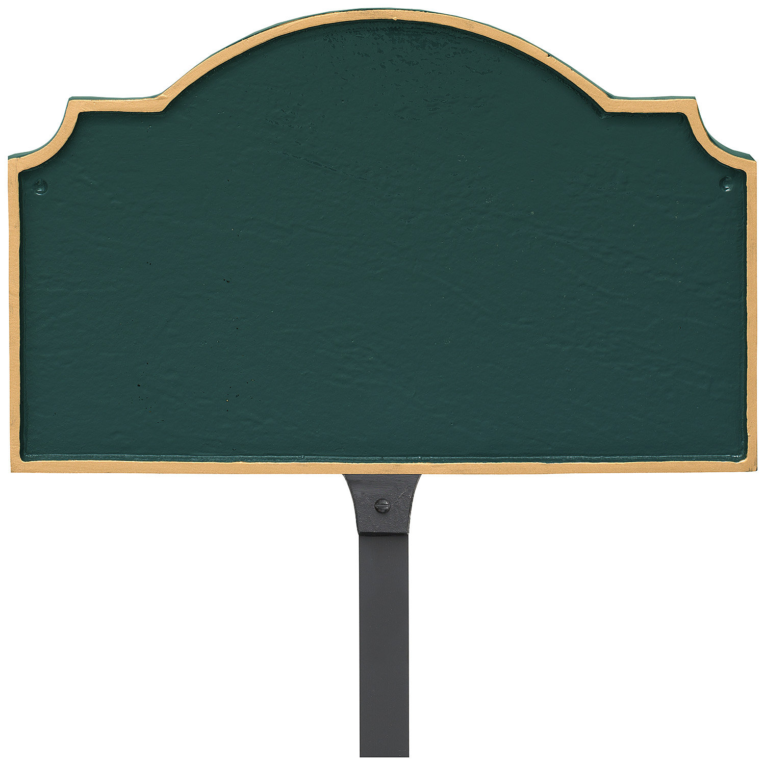 Montague Metal Products Vanderbilt Petite Address Sign Plaque with Lawn Stake Wayfair