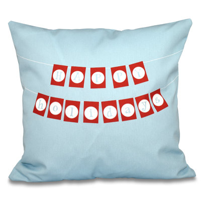 Housse de coussin d'extérieur carré A Way with Words