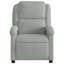 Fauteuil inclinable manuel réglable en velours Moneek-1695121711