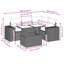 5 Piece Patio Sofa Set With CushionsPoly Rattan-230721836-230721827