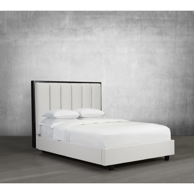 Tête de lit à panneau rembourré Willington, Grand, Blanc cassé