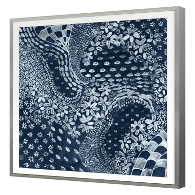 «Indigo Batik Swirl» par Stramel, Renee