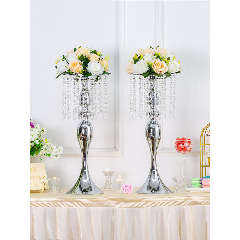 Grands supports à fleurs, Argent