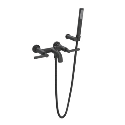 Lombardia Exposed Wall Mount Tub Filler