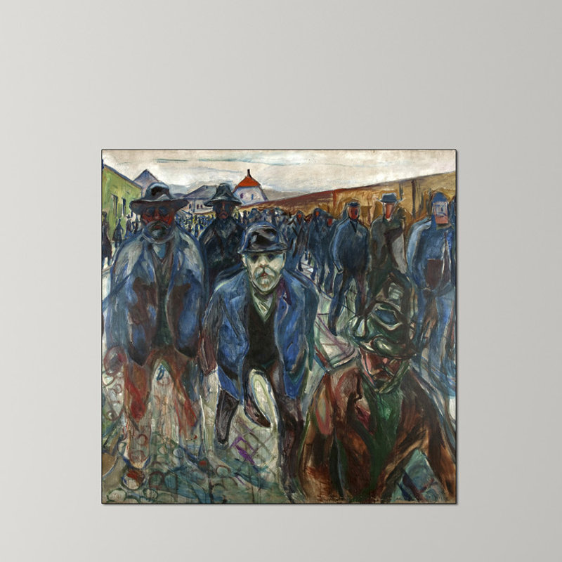 Edvard Munch - Wrapped Canvas Painting, 100cm H x 100cm W x 1.8cm D