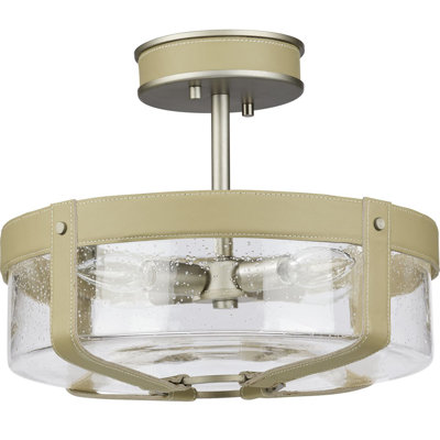 Plafonnier semi-encastré 4 lumières 14,375 po Rockdance
