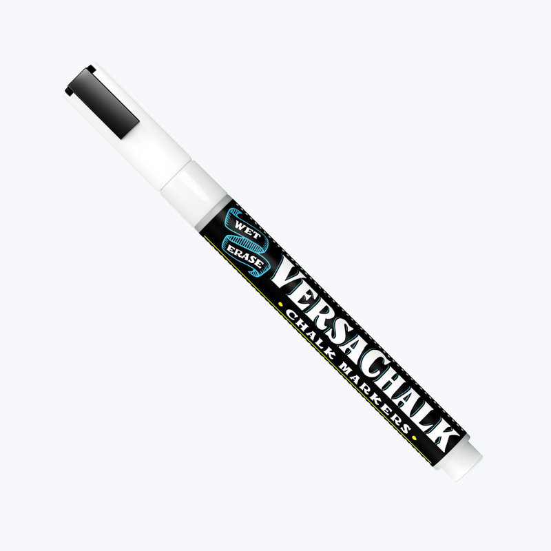 Marqueur à craie liquide blanc VersaChalk - stylo à pointe fine de 3 mm