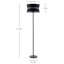 Antwion 160cm Black Traditional Floor Lamp