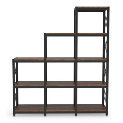 Corner Etagere,Ladder Display Shelf,L-Shaped Bookshelf