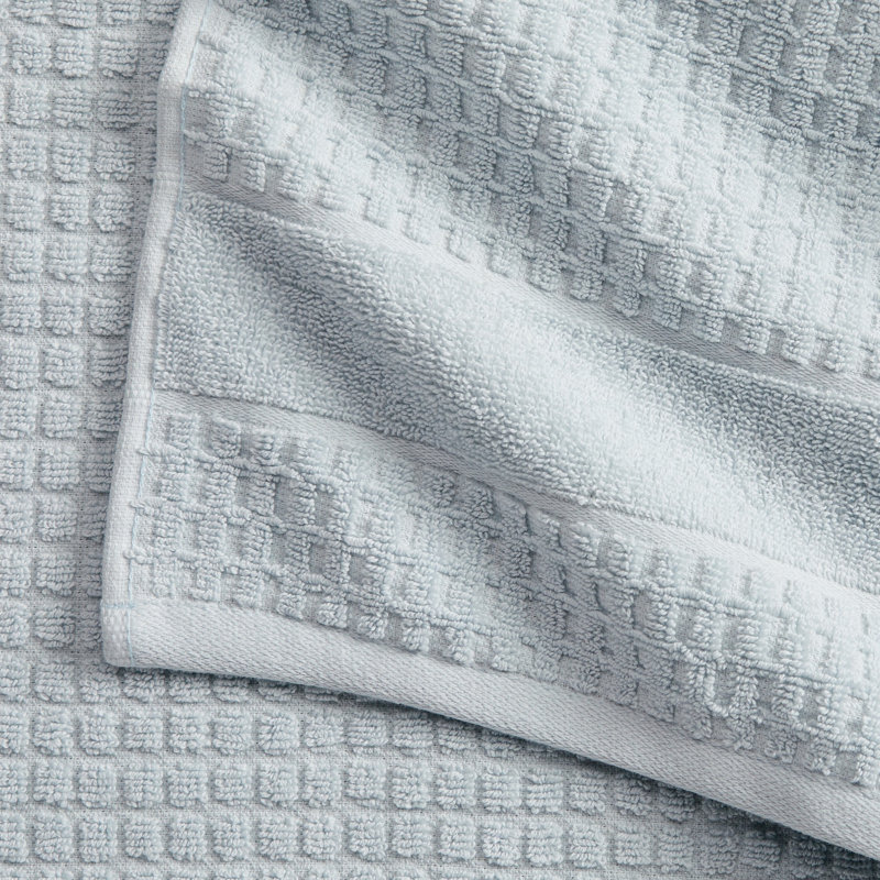 Aneko 100% Cotton Midweight Waffle Mulit-Size Set, Spa Blue