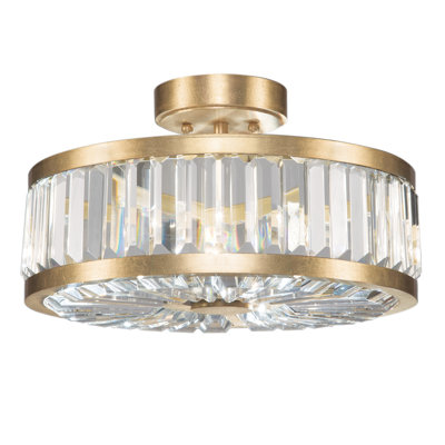 Crystal Enchantment Semi Flush Mount