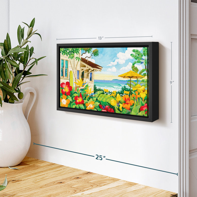 Plage «The Good Life Wall Art», H 9 po x l 13 po