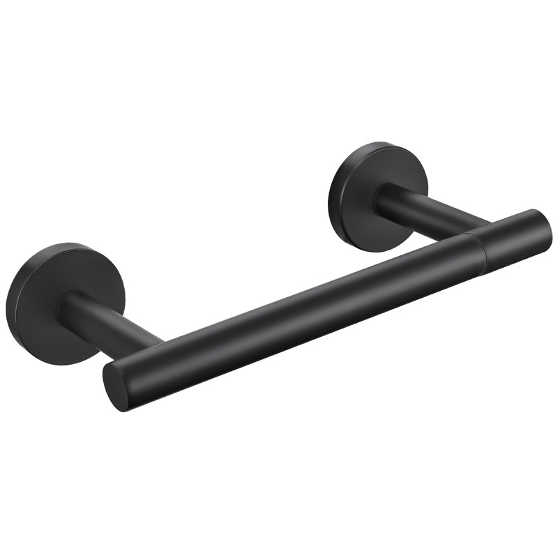 Wall Mounted Toilet Paper Holder, Matte Black