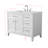 Tiosha 42" Single Bathroom Vanity In White With Engineered Stone Top