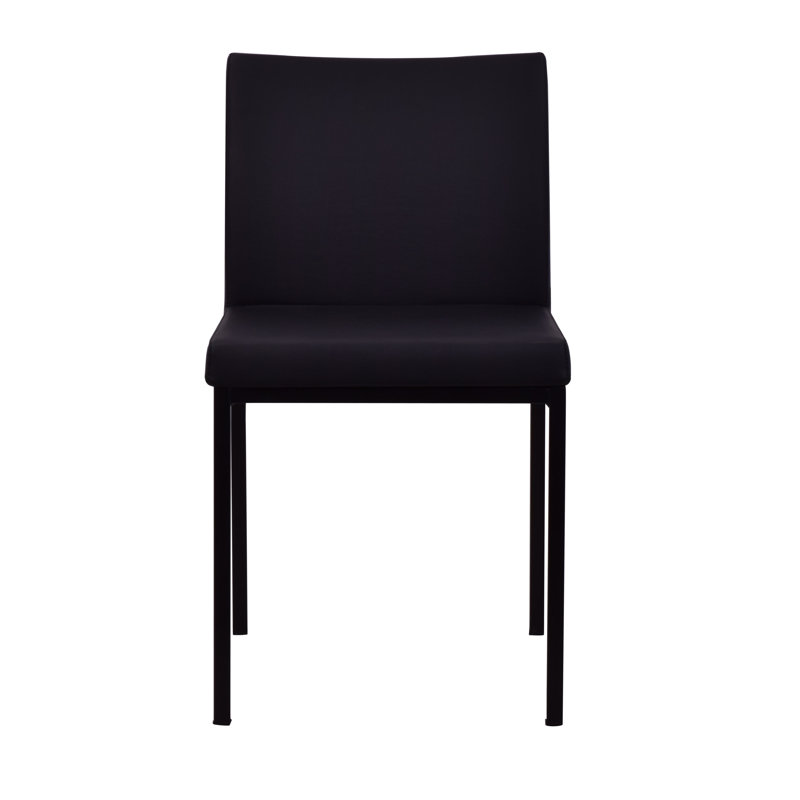 Chaise rembourrée Ellinger, Noir, Noir