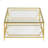 Square Glass Coffee Table-1149929686