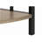 Lynx 62 Inch Modern Corner Etagere Bookshelf, 4 Tier Shelves, Taupe Metal-1595978060-1570575734