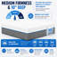 Vyro Collection Sareer Furniture Pocket Sprung 2000 Mattress-124301286