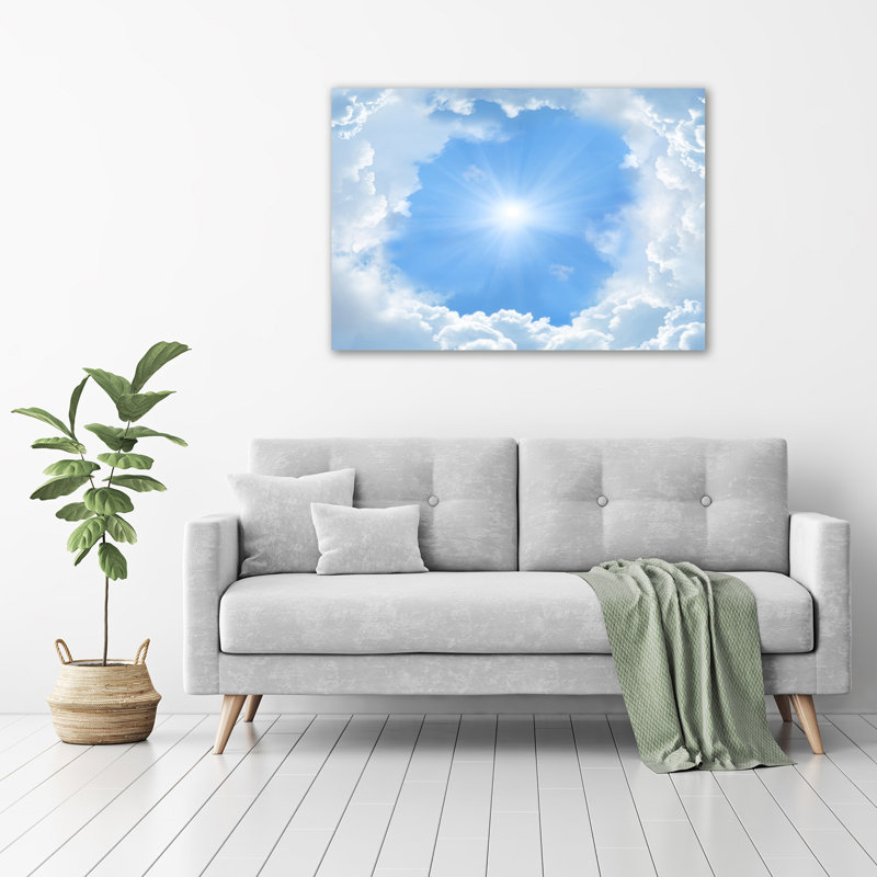 Clouds In The Sky - Wrapped Canvas Print