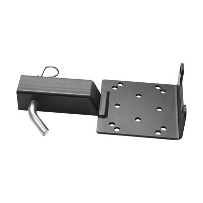 Winch Mount 1 Pack Powder Coated Steel 2/4 Winch Bolt Holes 3600 lbs Load Capacity 2-Inch Receiver Hitch Black