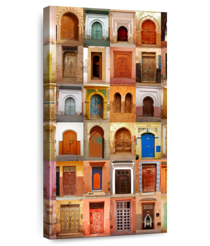 Portes marocaines, H 54 po x l 27 po