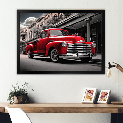 " Red Pickup Truck Road Legends II "