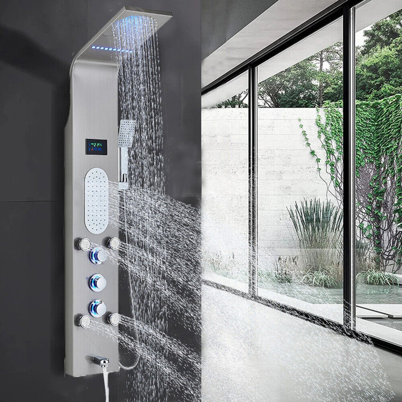 50.78'' Shower Panel with Fixed Shower Head