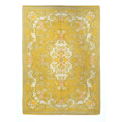 One-of-a-Kind 4'7'' X 6'6'' Wool Area Rug in Yellow