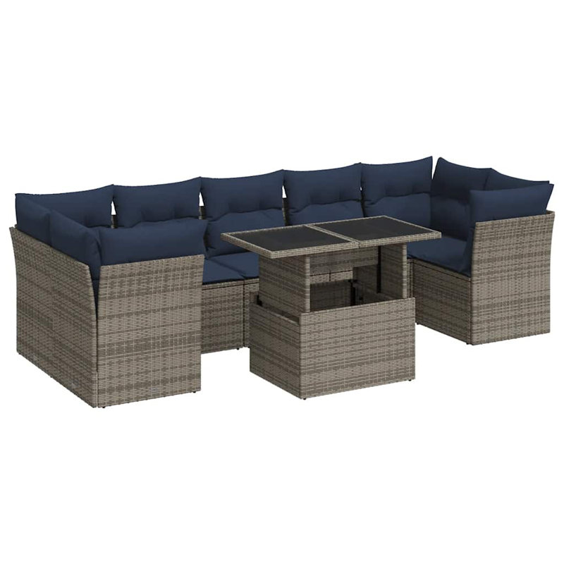 62cm Wide Patio Sofa with Cushions