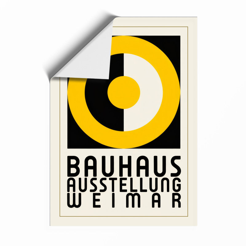 Bauhaus Ausstellung Weimar Geometric - Print, Unframed, A2 - 59.4 x 42.0 cm